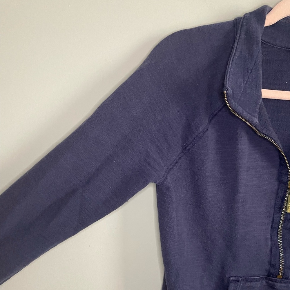Lilly Pulitzer Solid Navy Half Zip Pullover - image 7